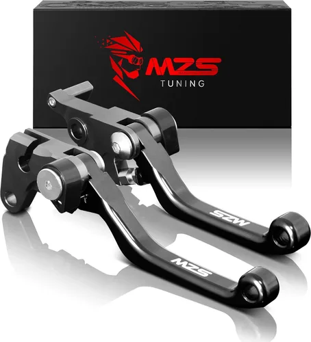 Miniatura 8 de MZS Palancas de Freno y Embrague para Moto de Cross, Palanca Ajustable con Pivote 2014-2025, Accesorios CNC Negros, Compatible con Modelos 125 150