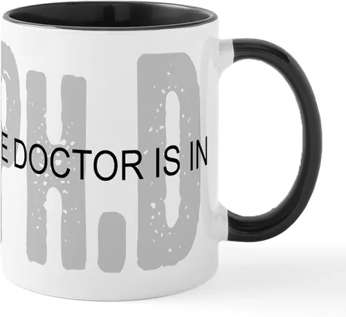 Miniatura 29 de CafePress Knitting Phd (Projects Half D Mug 11 oz (11.0 fl oz) Taza de café de cerámica