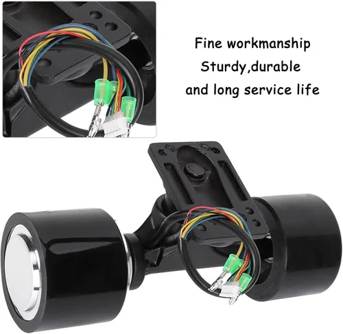 Miniatura 5 de Monopatín con motor de buje de 2.835 in, monopatín eléctrico de 350 W, motor de cubo sin escobillas reversa para pieza de repuesto