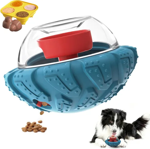 Miniatura 22 de YINEYA Cuencos de Alimentación Lenta para Perros, Suministros para Mascotas Que Ralentizan la Alimentación, Cuencos para Comida de Mascotas, H - azul