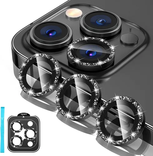Miniatura 20 de Tensea Protector de lente de cámara Compatible para iPhone 17 Pro Max/17 Pro/15 Pro Max/15 Pro/16 Pro Max/16 Pro/14 Pro Max/14 Pro, Cubierta