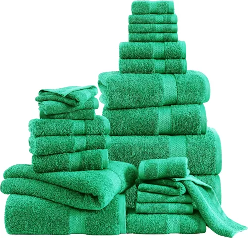 Miniatura 38 de Lane Linen Paquete de 4 toallas de baño 100 % algodón (35 x 66 pulgadas), hilado en anillo, extra grandes, secado rápido, suaves, de poca pelusa