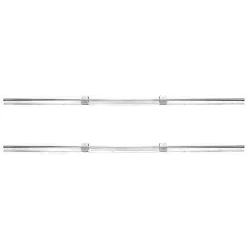 Miniatura 11 de VEVOR Riel lineal, 2 piezas SBR20-1500mm, carril de deslizamiento lineal, kit CNC de 4 piezas de bloque de rodamiento SBR20UU, kit de carriles