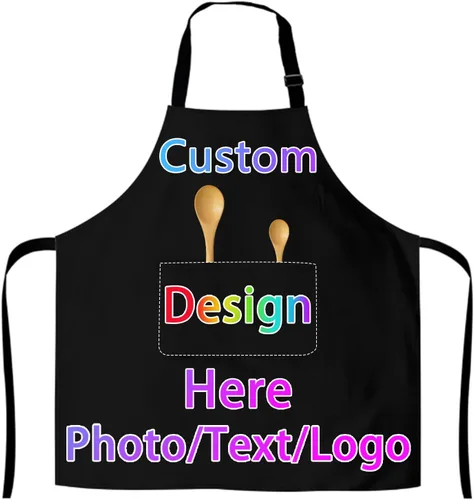 Miniatura 8 de Delantal personalizado,Delantales personalizados,Delantales personalizados con bolsillos,Delantal de cocina,Delantales personalizados