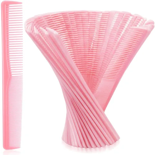 Miniatura 8 de Hestya Paquete de 36 peines de pelo a granel de 7 pulgadas, peine de corte de fibra de carbono, multiusos, para hombres y mujeres, peluquería