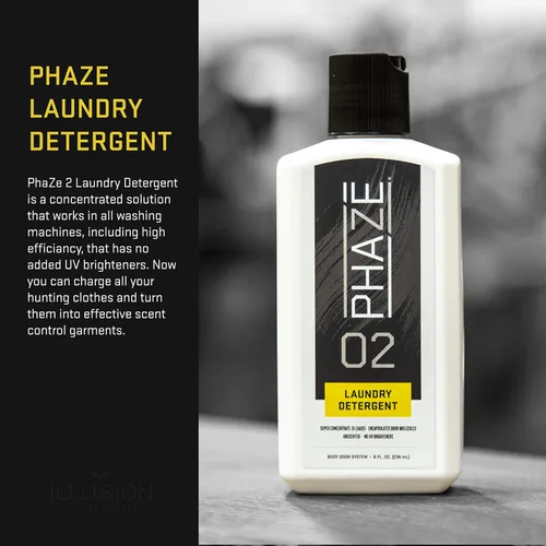 Miniatura 5 de PhaZe 2 Detergente para ropa - Sistema de control de aroma y eliminación de olores #1 Deer Hunter - 8 onzas