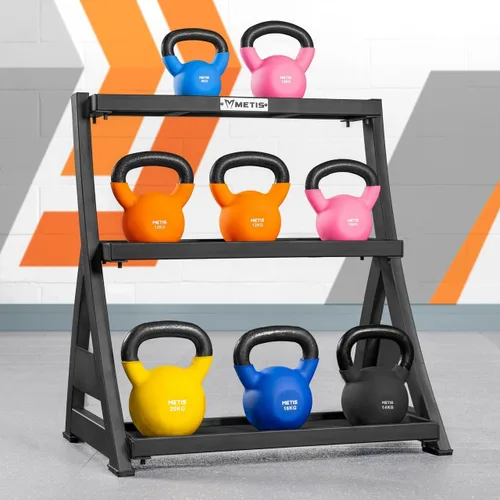 Miniatura 5 de METIS Pesas rusas de neopreno (9 libras a 62 libras) Pesas rusas para entrenamiento en casa y gimnasio Pesas rusas para entrenamiento