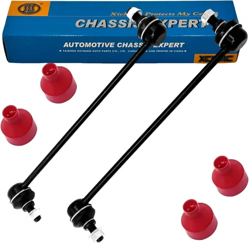 Miniatura 30 de K750188 K750189 Kit de enlace de extremo de barra estabilizadora de suspensión delantera, 2 piezas de repuesto automotriz izquierda derecha