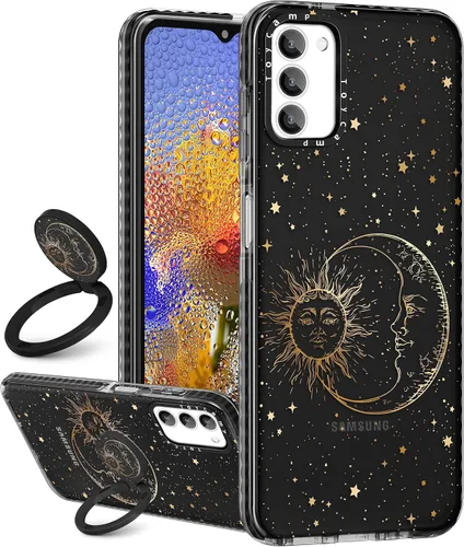 Miniatura 7 de Toycamp Funda para Samsung Galaxy S22, diseño de mariposa azul para mujeres, niñas, adolescentes, bonita funda femenina con soporte de anillo
