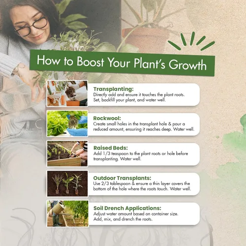 Miniatura 6 de Micorrizas 4X de 4 onzas para plantas – Inoculante de micorrizas – Potenciador de raíces y Myco concentrado, micorrizal superior para plantas, polvo