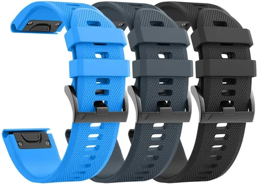 Miniatura 21 de ANCOOL para Banda de reloj Fenix 5/6/7 de 22mm de silicona suave Compatible con Garmin Fenix 5 Plus/6 Pro/8 47mm/7 Pro/Approach S60/S62