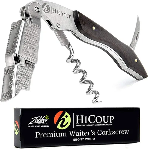 Miniatura 14 de Sacacorchos para camareros De HiCoup. Premium, todo-en-uno sacacorchos, abre botellas y cortador de lámina, Fine Ying Yang