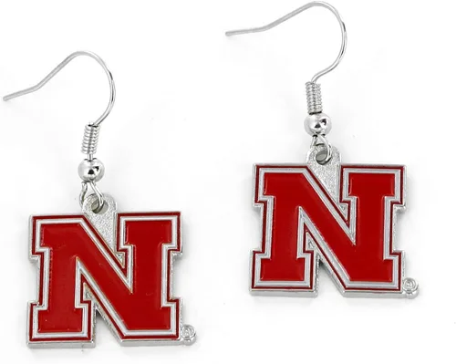 Miniatura 22 de aminco NCAA Pendientes colgantes con logo de la NCAA para adultos unisex