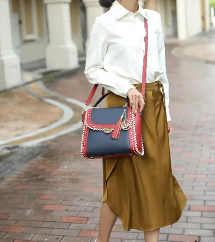 Miniatura 2 de MKF - Bolso bandolera para mujer, de piel sintética, con asa superior