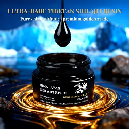 Miniatura 3 de Resina Shilajit del Himalaya, grado dorado puro, 100% natural con más de 85 oligominerales Impulso de energía y apoyo inmunológico para hombres