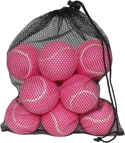 Miniatura 15 de URBEST Pelota de tenis, 12 paquetes de pelotas de tenis de entrenamiento, pelotas de práctica para jugadores novatos, pelotas de juego para perros