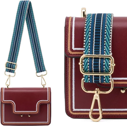 Miniatura 341 de ZOOEASS - Correa de repuesto para cartera, para colgar en el hombro o para cruzar, ancha y ajustable, de lona