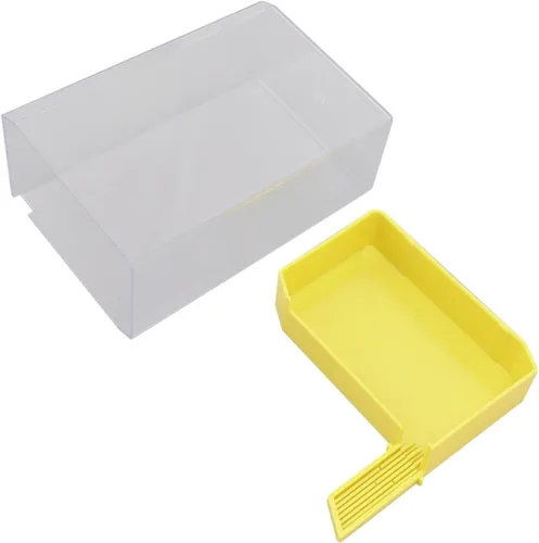 Miniatura 7 de Estación de riego de abejas, dispensador de bebida de gran capacidad de 37.2 fl oz con entrada cuadrada para abejas, herramienta de apicultura al