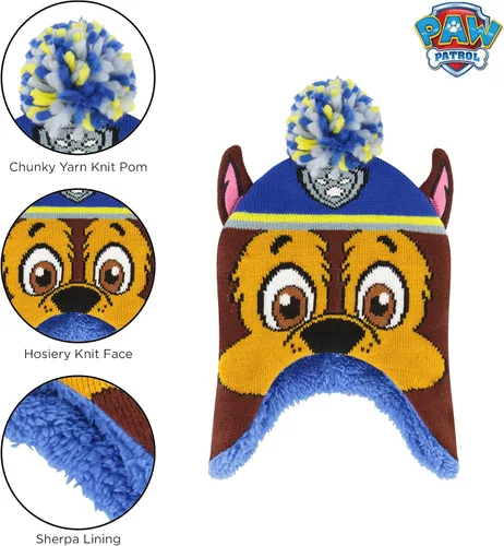 Miniatura 3 de Nickelodeon - Juego de gorro y manoplas para niño