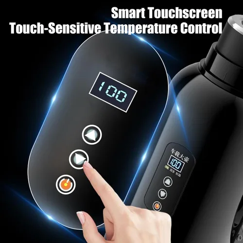 Miniatura 4 de Hervidor eléctrico para automóvil, olla de calefacción portátil para té, café y agua caliente, ideal para viajes por carretera, camping, viajes