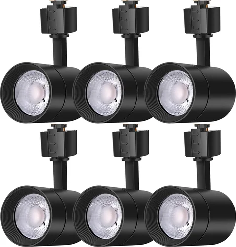Miniatura 11 de FLSNT Cabezal de iluminación LED tipo J de 12 W, equivalente a 75 W, blanco suave de 3000 K, iluminación de pista regulable CRI90 de 800 lúmenes