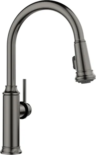 Miniatura 7 de Empressa - Grifo de cocina desplegable (1.5 GPM, color negro mate)