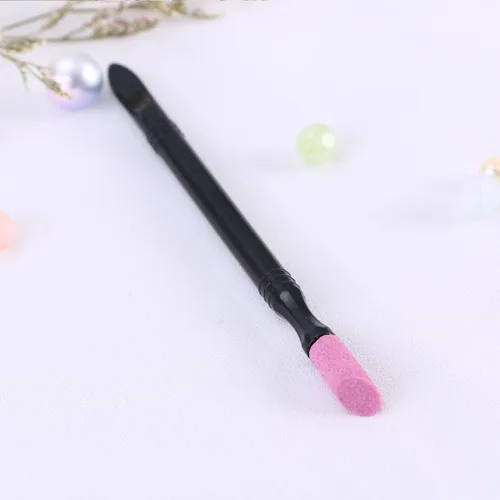 Miniatura 2 de Lurrose Empujador de cutículas de uñas, removedor de cutículas de doble cabeza, herramienta de extremo de arte muerto para salón de belleza doméstico