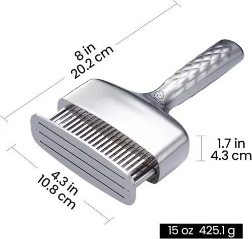 Miniatura 8 de Herramienta Ablandador de Carne – Mango Extra Largo Sin Complicaciones, Mazo y Martillo Ablandador de Carne de Una Pieza Resistente a la Óxido &