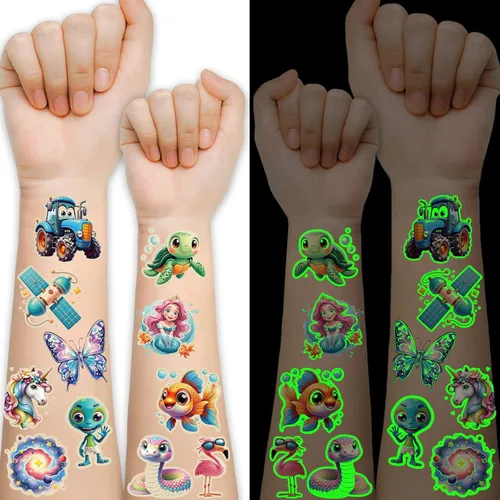 Miniatura 15 de 77 hojas de tatuajes temporales para hombres y mujeres, 17 hojas de tatuajes falsos de medio brazo, pecho y hombro, 60 hojas de tatuajes negros