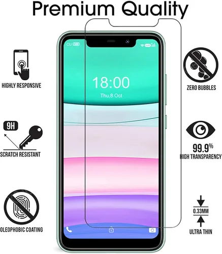 Miniatura 3 de Paquete de 2 protectores de pantalla para OnePlus 15R, resistente a los arañazos, sin burbujas, antihuellas HD, transparente, compatible con fundas