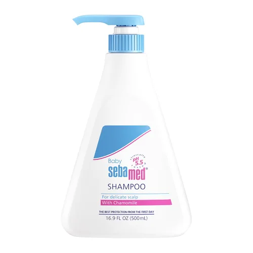 SEBAMED Champú para bebés para niños Limpiador extra suave para cabellos delicados y cuero cabelludo del bebé (16.9 fl oz)