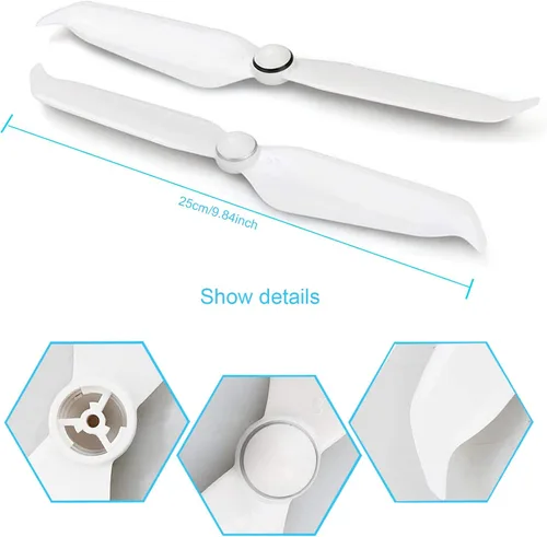 Miniatura 4 de 4 hélices de bajo ruido de liberación rápida compatibles con DJI Phantom 4 Series/Phantom 4 Pro/Pro+ V2.0/Phantom 4 Advanced