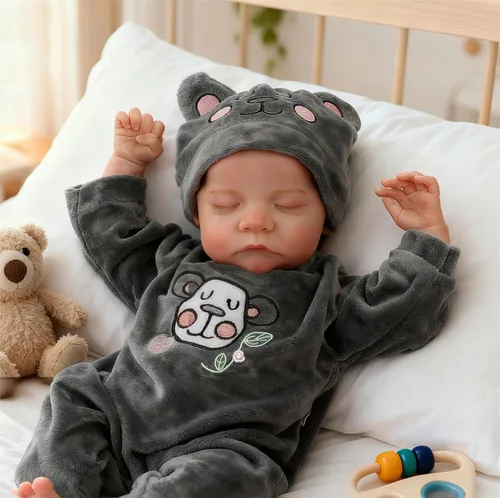 Miniatura 7 de Muñecas Reborn Baby de 18 pulgadas realista con cuerpo de vinilo completo, muñecas de bebé realistas de la vida real para niños a partir de 3 años