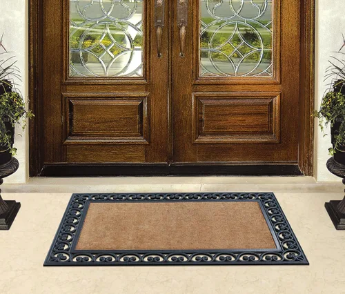 Miniatura 122 de A1HC Tapete para Puerta de Fibra de Coco Natural y Caucho, 30"x48" – Grueso, Duradero, Resistente, Anti-Desprendimiento, Resistente a