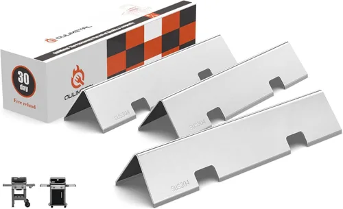 Miniatura 13 de QuliMetal Barras Saborizadoras de 15.3 pulgadas para Parrillas Weber Spirit E310, Spirit 300, Spirit II 300, E315 E320 E330 S310 S315 S320 S330