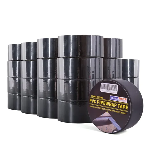 Miniatura 10 de ADHES - Cinta adhesiva de protección contra la corrosión, PVC resistente a la intemperie para tuberías de drenaje, tuberías metálicas y eléctricas