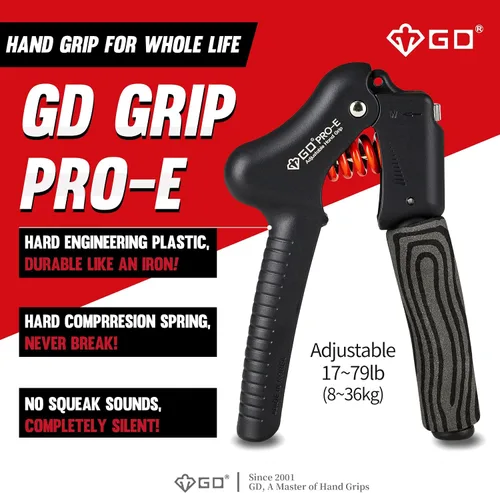 Miniatura 2 de GD Entrenador de fuerza de agarre (fortalecedor de agarre ajustable premium para entrenamiento de antebrazo) fortalecedor de muñeca y antebrazo