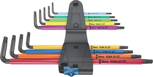 Miniatura 10 de WERA 05024470001 967/9 TX XL Multicolor HF 1 L-Key Set con función de sujeción, Largo, 9 Piezas