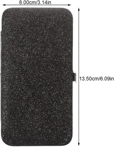 Miniatura 6 de FRCOLOR Estuche organizador de pinzas de pestañas, bolsa portátil para pinzas de extensión de pestañas, 7 posiciones, esquinas redondeadas, caja
