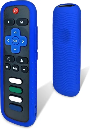 Miniatura 14 de Funda protectora para control remoto Roku, material de silicona respetuoso con el medio ambiente, a prueba de caídas, a prueba de polvo, lavable