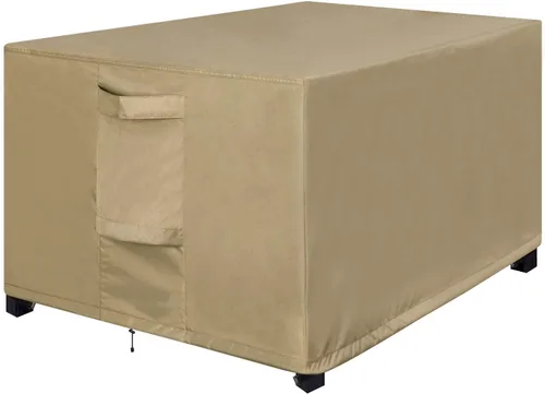 Miniatura 12 de OutdoorLines Fundas Impermeables para Otomanas de Patio Exterior - Cubierta Rectangular a Prueba de UV para Mesa Lateral de Patio Resistente al