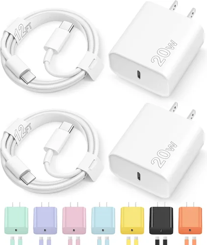 Miniatura 9 de Cargador tipo C para iPhone 17, 16, 15, carga rápida, cargador USB C, con 2 cables de 6 pies para iPhone 17/17 Plus/17 Pro Max/16/16 Plus/16 Pro