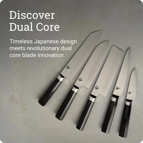 Miniatura 6 de Shun Cuchillo Kiritsuke de doble núcleo de 8 pulgadas, cuchillo de chef maestro, ideal para la preparación integral de alimentos, auténtico cuchillo