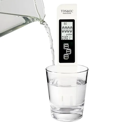 Medidor digital de agua 4 en 1 TDS 2025 – Medidor TDS EC y temperatura (°C, °F) preciso y fiable – 0-9999ppm – Pruebas profesionales para agua