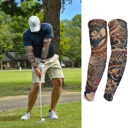 Miniatura 3 de ChurlChurl 20 fundas de tatuaje para hombres y mujeres, mangas temporales de protección solar para brazo de tatuaje para hombres y mujeres, kit