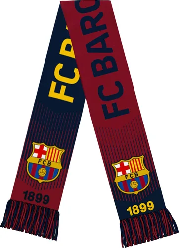 Miniatura 8 de Icon Sports Bufanda de fútbol con licencia oficial del FC Barcelona, unisex para adultos