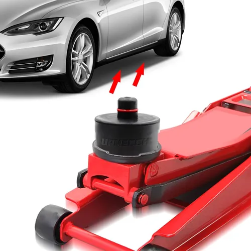 Miniatura 8 de Jack Pad para Tesla Model 3/Y/S/X, 4 paquetes de goma para elevación de piso, almohadillas de elevación de gato, adaptador de herramienta