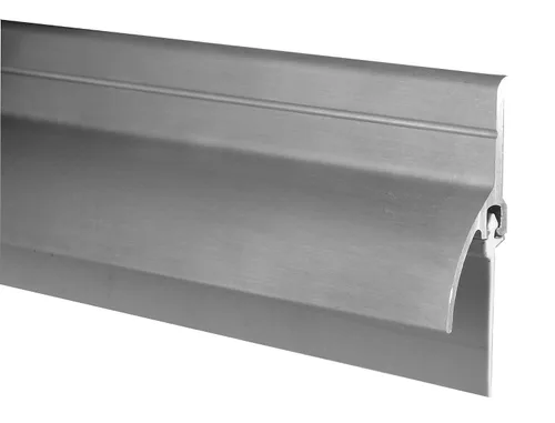 Pemko 085653 345AV48 Barrido inferior de puerta, aluminio con acabado de molino, 0.5 pulgadas de ancho, 48 pulgadas de largo, aluminio