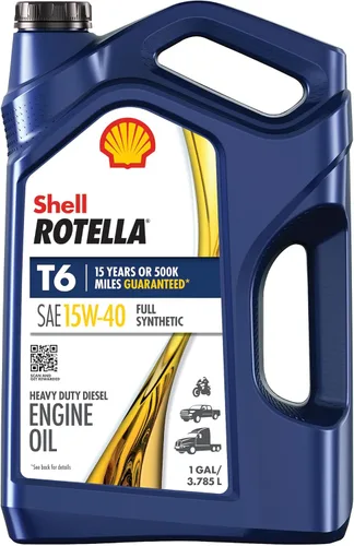 Miniatura 11 de Aceite de motor Shell Rotella T6 totalmente sintético 5W-40, 1 galón (paquete de 3)