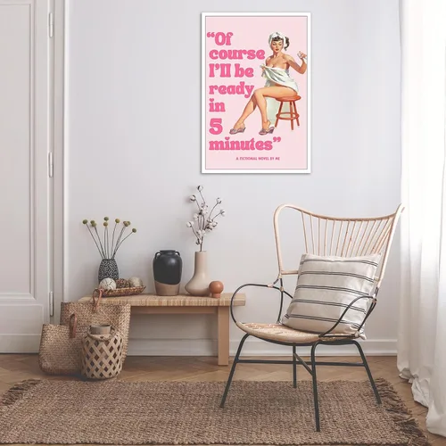 Miniatura 6 de Póster de pared de coqueta rosa de los años 70, diseño retro vintage de los años 70, póster estético de moda para habitación de adolescentes
